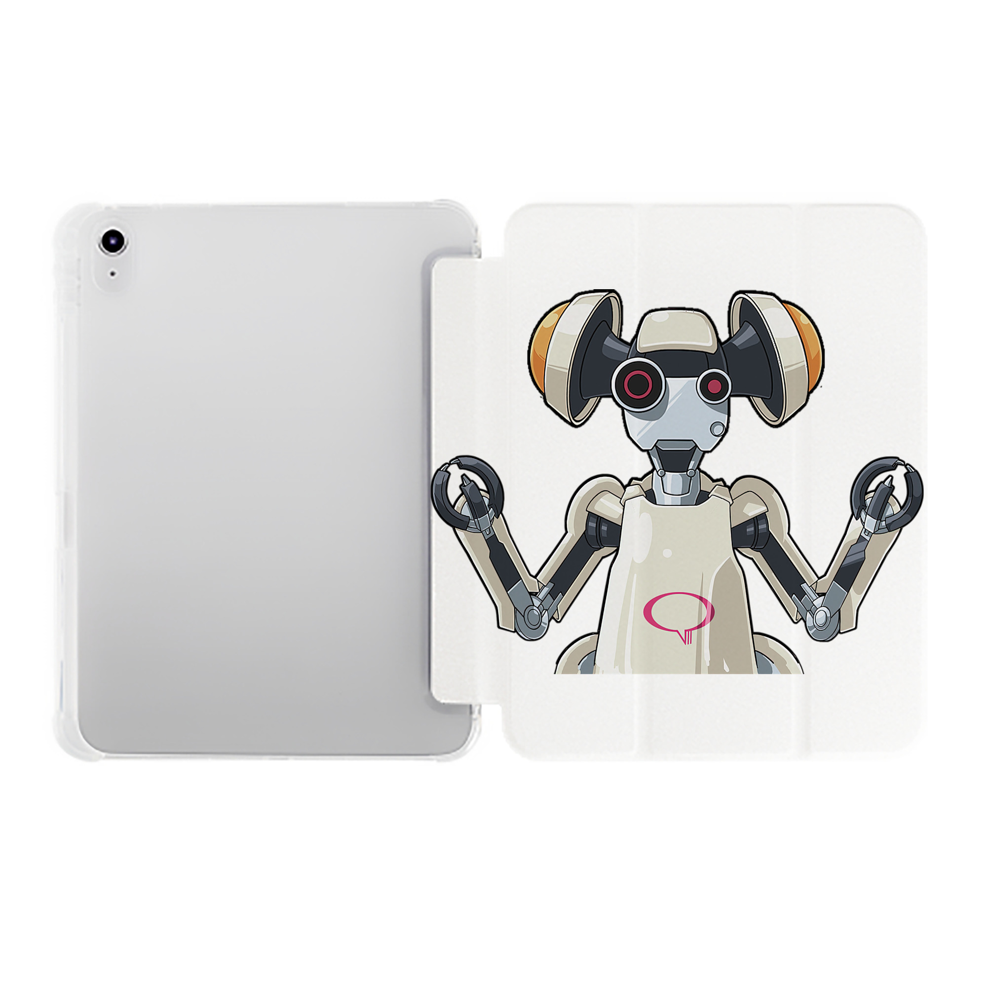 （画像用） 遊☆戯☆王 Yu-Gi-Oh! IPad ケース ペン収納付き 三つ折りスタンド PUレザー×シリコン 対応機種9.5/10.5/10.9インチ